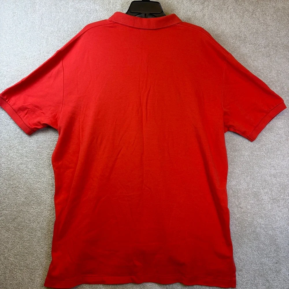 Polo Ralph Lauren Polo Shirt Mens XL Orange Short Sleeve Cotton Pique Pony Logo